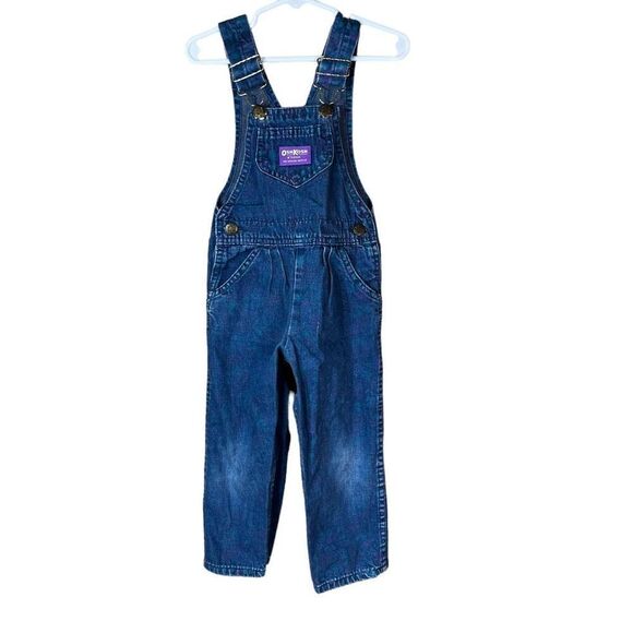 Vintage Oshkosh B’Gosh Jean Overalls Size 4T - Picture 1 of 13